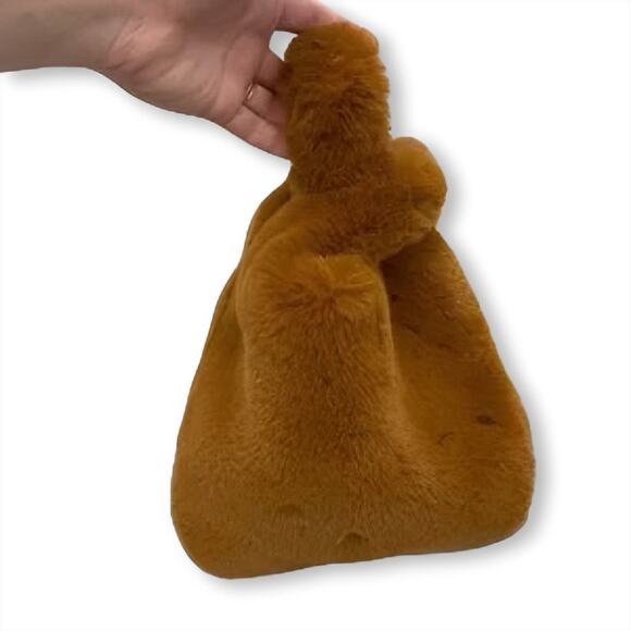 Hat Attack Handbags - Hat attack faux fur mini tote bag